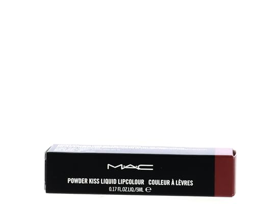 MAC, Lipstick Powder Kiss Liquid, Over The Taupe, 0.17oz/5ml