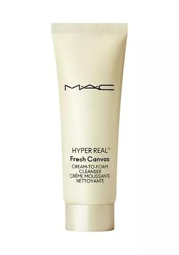 MAC, Cleanser Hyper Real Fresh Canvas Cream-To-Foam, 1oz/30ml
