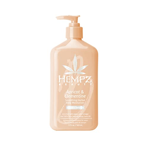 Hempz, Moisturizer Smoothing Herbal Body, Apricot & Clementine, 17oz/500ml