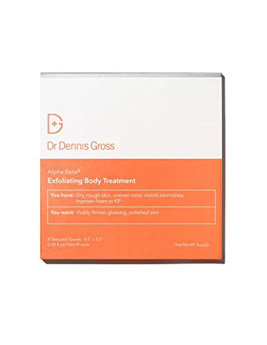 Dr Dennis Gross, Treatment Body Exfoliating Alpha Beta, 0.33oz/10ml, 8pc