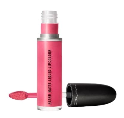 MAC, Lipstick Retro Matte Liquid Metallic, Metallic Rose, 0.17oz/5ml