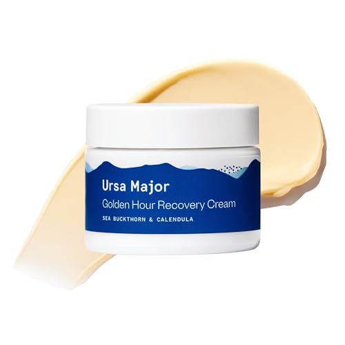 Ursa Major, Moisturizer Golden Hour Recovery Cream, Sea Buckthorn & Calendula, 1.57oz/47ml