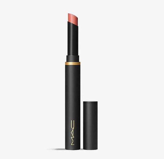 MAC, Lipstick Powder Kiss Velvet Blur Slim, Mull It Over, 0.07oz/2g