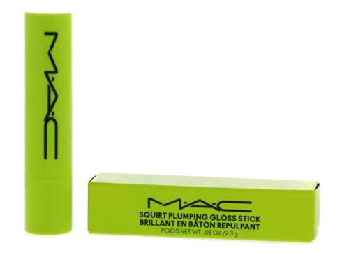 MAC, Lipgloss Squirt Plumping Stick, Like Squirt (Green), 0.08oz/2.3g