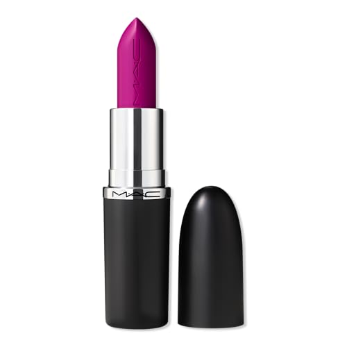 MAC, Lipstick Macximal Satin, Violet Vapor, 0.12oz/3.5g
