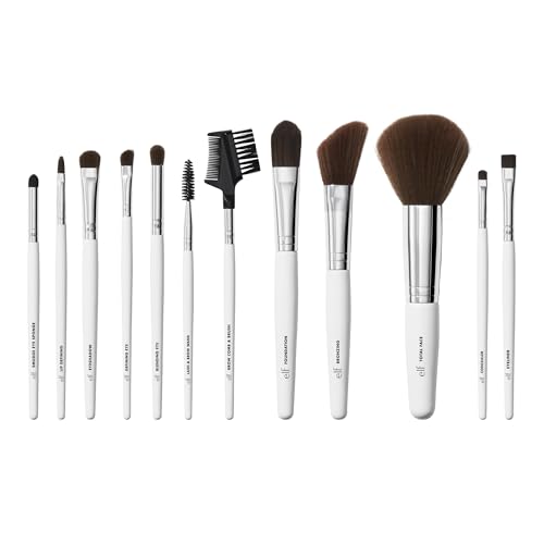 elf, Set, Professional Makeup Brushes, 12pc