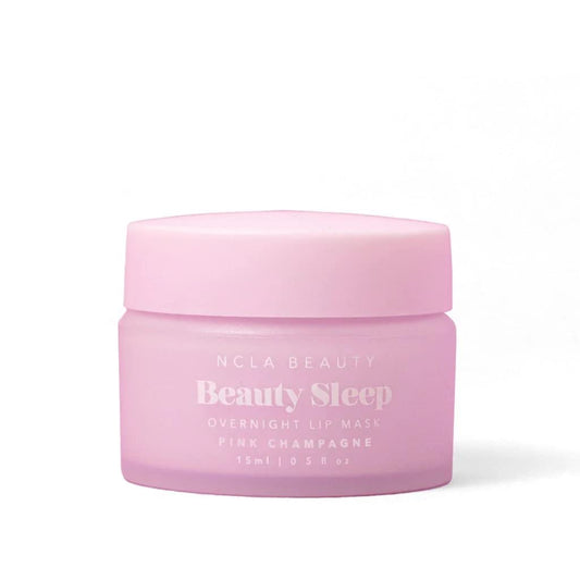 NCLA, Lip Mask Beauty Sleep Overnight, Pink Champagne, 0.5oz/15ml