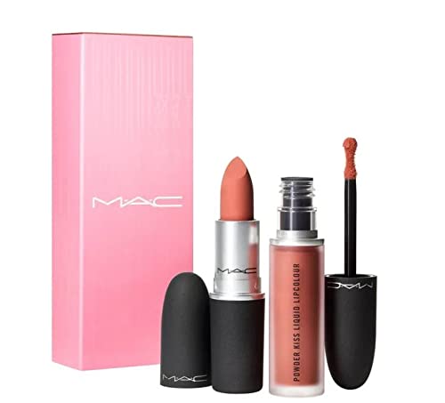 MAC, Set, Mother's Day Powder Kiss Lip Kit, Like Daughter, 2pc