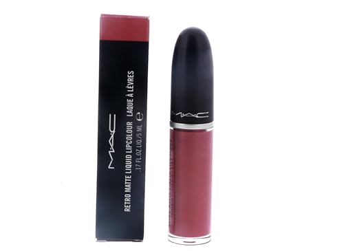 MAC, Lipstick Retro Matte Liquid Metallic, Gemz & Roses, 0.17oz/5ml