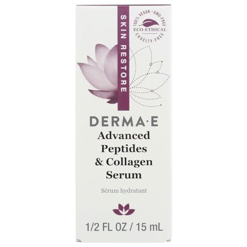 Derma E, Serum Advanced Peptides & Collagen, 0.5oz/15ml