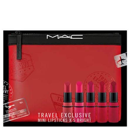 MAC, Set, Travel Exclusive Mini Lipstick, Bright, 6pc