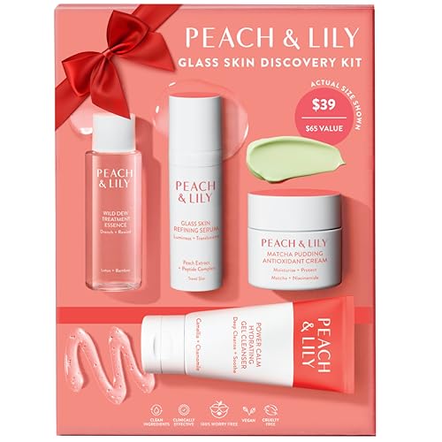 Peach & Lily, Set, Glass Skin Discovery Kit, 4pc