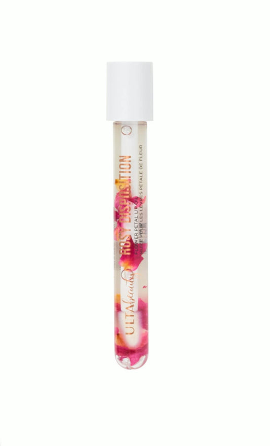 Ulta, Lip Oil Rosy Disposition Flower Petal, 0.18oz/5.3ml