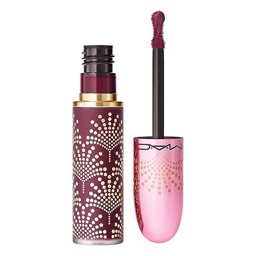 MAC, Lipstick Powder Kiss Liquid, It's A Tie, 0.17oz/5ml
