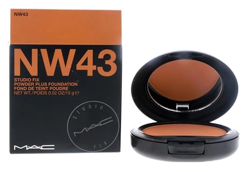 MAC, Foundation Studio Fix Powder Plus, NW43, 0.52oz/15g