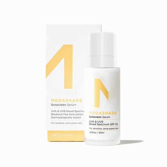 ZitSticka, Sunscreen Megashade SPF 50 Breakout-Proof Serum, 1.01oz/30ml
