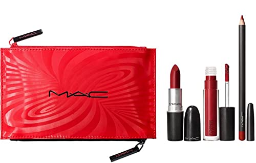 MAC, Set, H21 Best Kept Secret Lip Kit, Red, 4pc