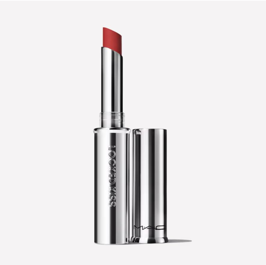 MAC, Lipstick Locked Kiss, Ruby True, 0.06oz/1.8g