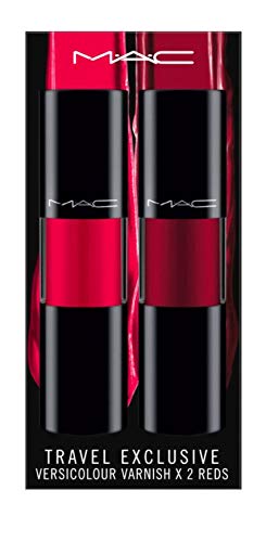 MAC, Set, Lipstick Versicolour Varnish, Reds, 0.28oz/8.5ml, 2pc
