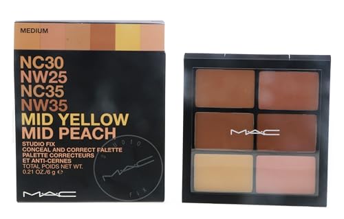MAC, Palette Concealer, Studio Fix Conceal & Correct, Medium x6