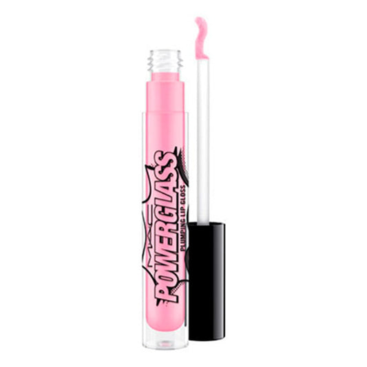 MAC, Lipgloss Powerglass Plumping, Can't Burst This Bubble, 0.09oz/2.8ml