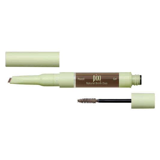 Pixi, Eyebrow Duo Natural, Natural Brown, 0.007oz/2g