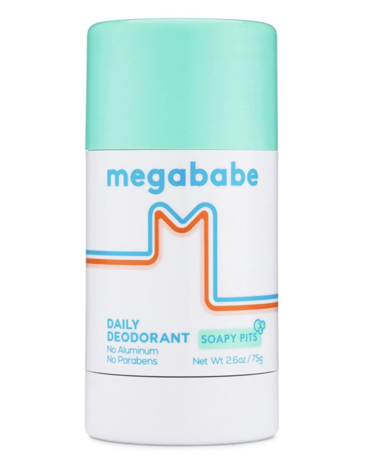 Megababe, Deodorant Daily, Soapy Pits, 2.6oz/75g