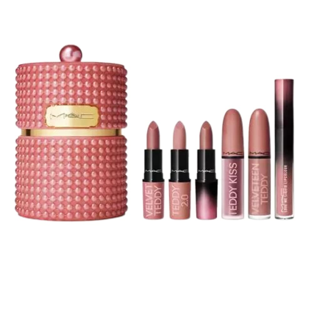 MAC, Set, H22 Velvet Teddy's Party Crew Vault, 6pc
