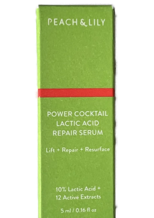 Peach & Lily, Serum Power Cocktail Lactic Acid Repair, 0.16oz/5ml