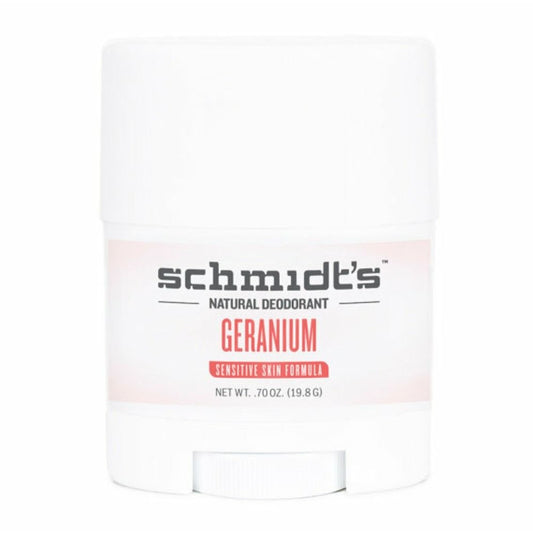 Schmidt's, Deodorant Stick Sensitive, Geranium Flower, 0.7oz/19.8g