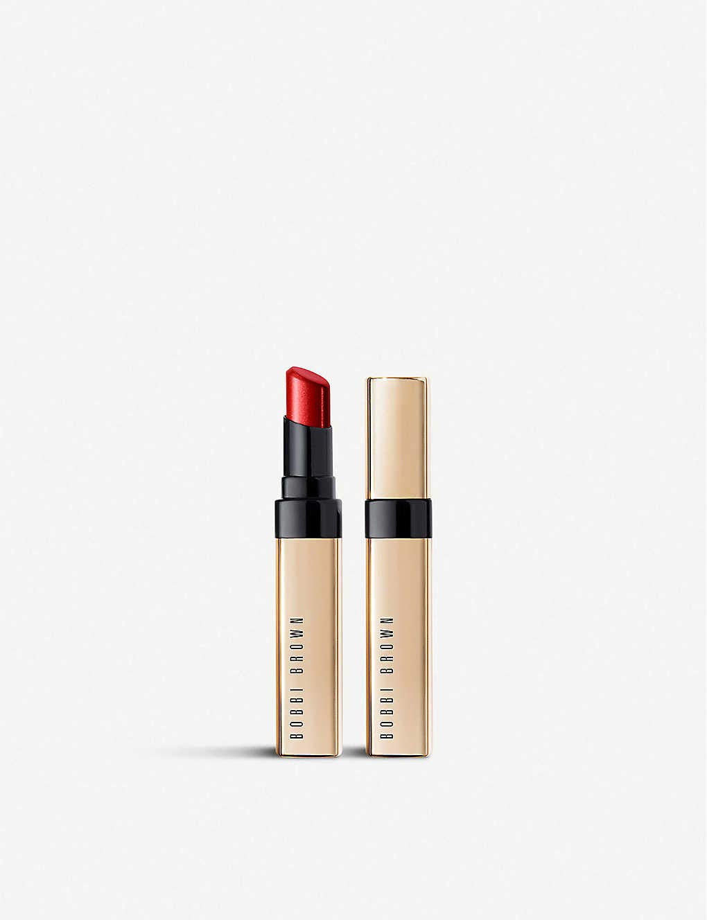 Bobbi Brown, Lipstick Luxe Shine, Red Stiletto, 0.08oz/2.3g