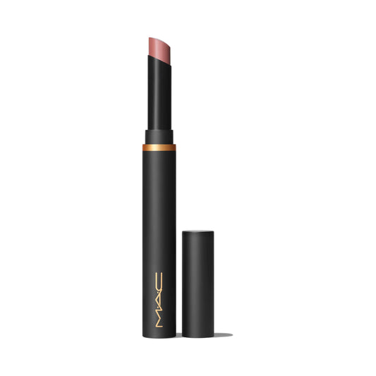 MAC, Lipstick Powder Kiss Velvet Blur Slim, Over The Taupe, 0.07oz/2g