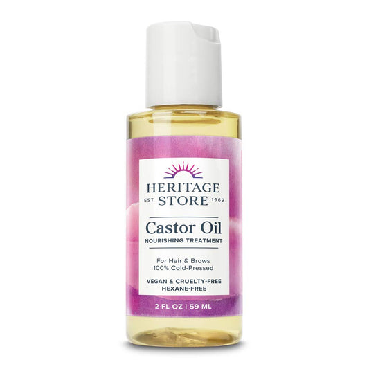 Heritage Store, Oil Castor Nourishing Treatment for Hair & Brows, 2oz/59ml