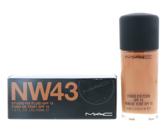 MAC, Foundation Studio Fix Fluid Matte, NW43, 1oz/30ml