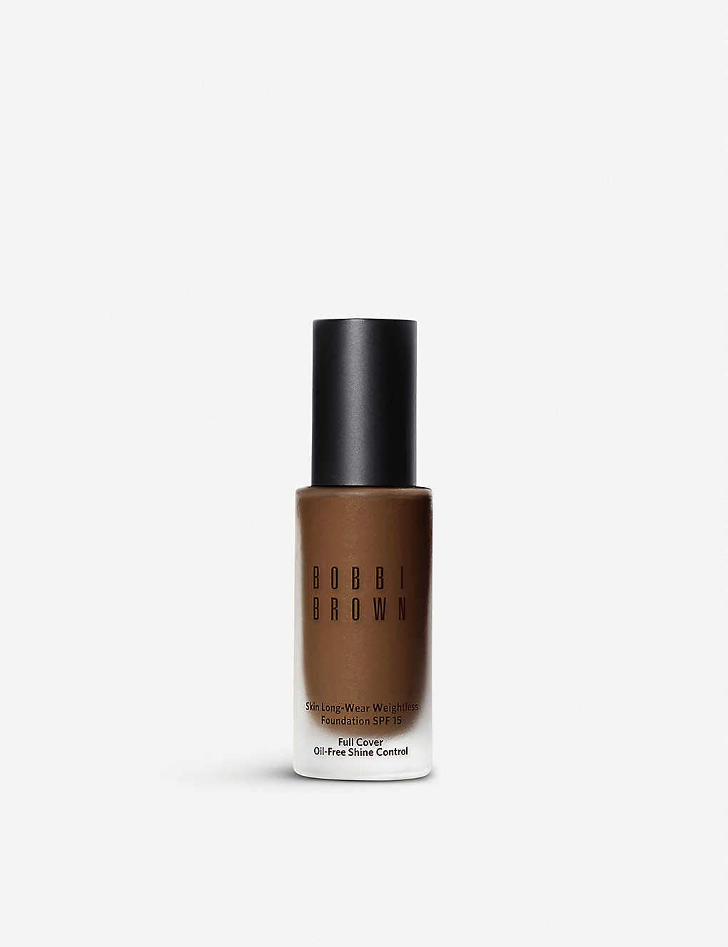 Bobbi Brown, Foundation Skin Long-Wear Weightless, Warm Walnut, 1oz/30ml