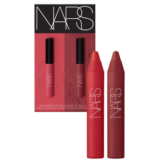 Nars, Set, Mini Powermatte Lip Pencil Duo, Cruella/Dragon Girl, 2pc
