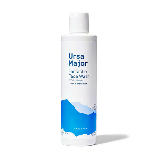 Ursa Major, Cleanser Fantastic Face Wash, Cedar & Spearmint, 8oz/236ml