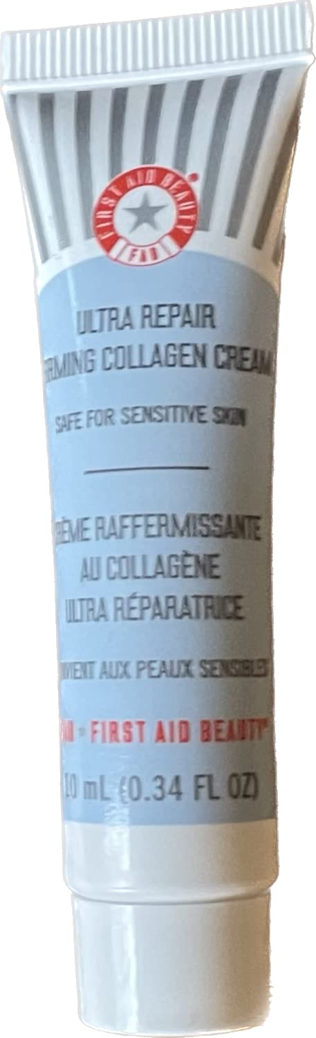 First Aid Beauty, Moisturizer Ultra Repair Firming Collagen Cream, 0.34oz/10ml