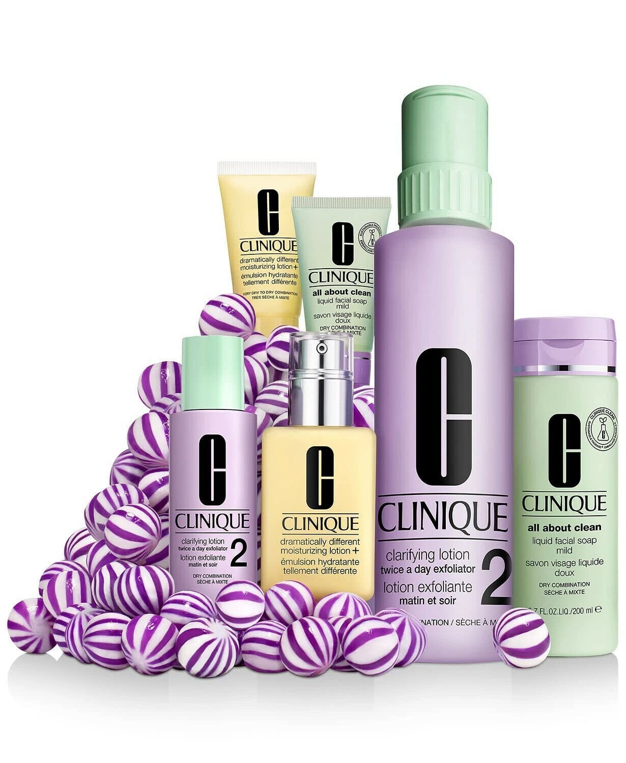 Clinique, Set, Great Skin Everywhere, Dry, 6pc