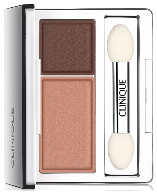 Clinique, Eyeshadow All About Shadow Duo, Day Into Date, 0.07oz/1.7g
