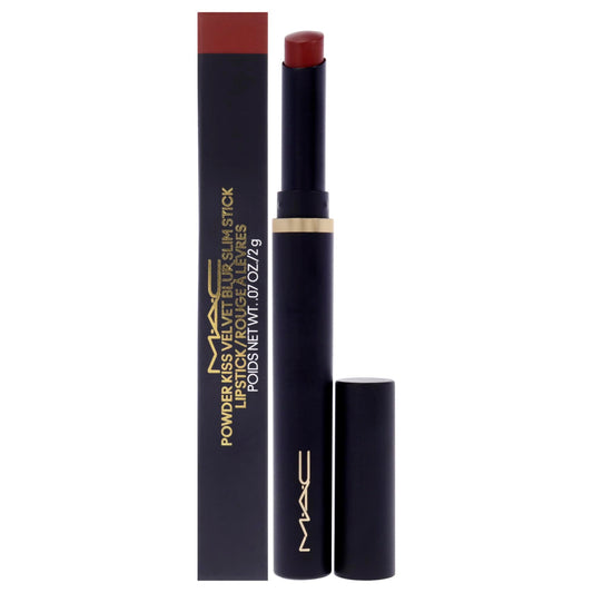 MAC, Lipstick Powder Kiss Velvet Blur Slim, Pumpkin Spiced, 0.07oz/2g