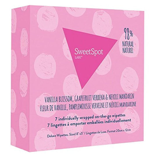 Sweetspot Labs, Wipes Individually Wrapped On-The-Go, Assorted Scents, 7pc