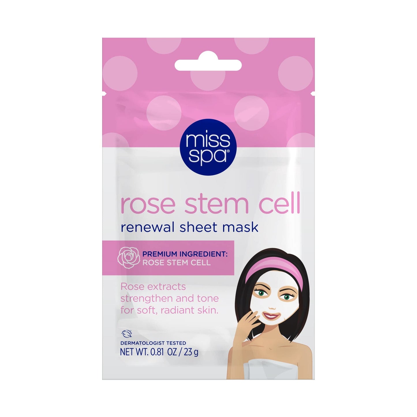 Miss Spa, Mask Rose Stem Cell, 0.88oz/23g