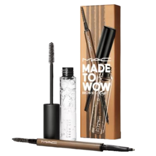 MAC, Set, Made To Wow Brow Kit, Light, 2pc