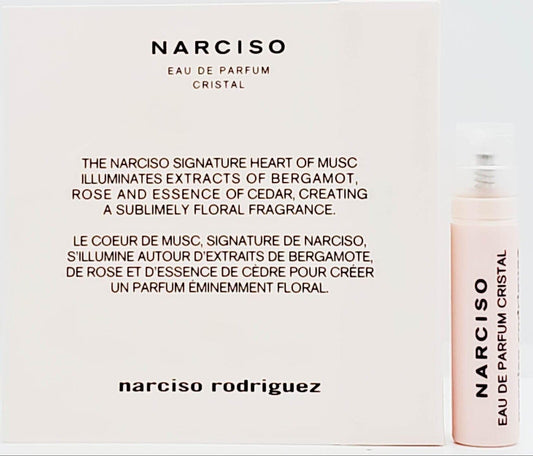 Narciso Rodriguez, Fragrance, Cristal Parfum, 0.02oz/0.8ml