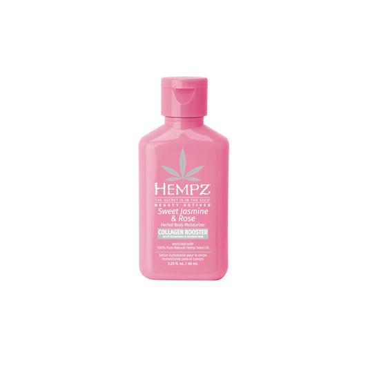 Hempz, Moisturizer Smoothing Herbal Body, Sweet Jasmine & Rose, 2.25oz/66ml