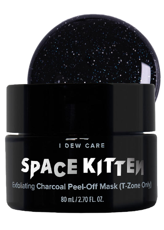 I Dew Care, Mask Charcoal Peel-Off Exfoliating, Space Kitten, 2.7oz/80ml