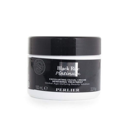 Perlier, Moisturizer Black Rice Platinum Exfoliating Facial Cream, 3.3oz/100ml