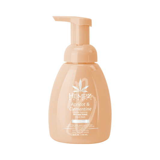 Hempz, Hand Herbal Foaming Anti-Bacterial Hand Wash, Apricot & Clementine, 8oz/236ml