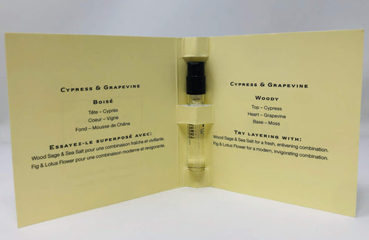 Jo Malone, Fragrance, Cypress & Grapevine, 0.05oz/1.5ml